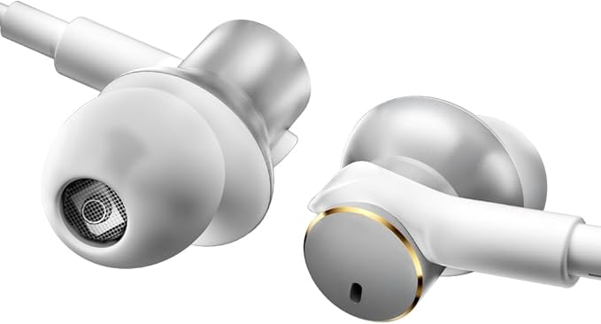 Wired Earbuds with [Four drive unit],3.5 in-ear Noise-Cancelling Headphones with mic immersive sound heavy bass noise isolation wired Earphones bass boost,High fidelity Universal 3.5mm jack ear buds