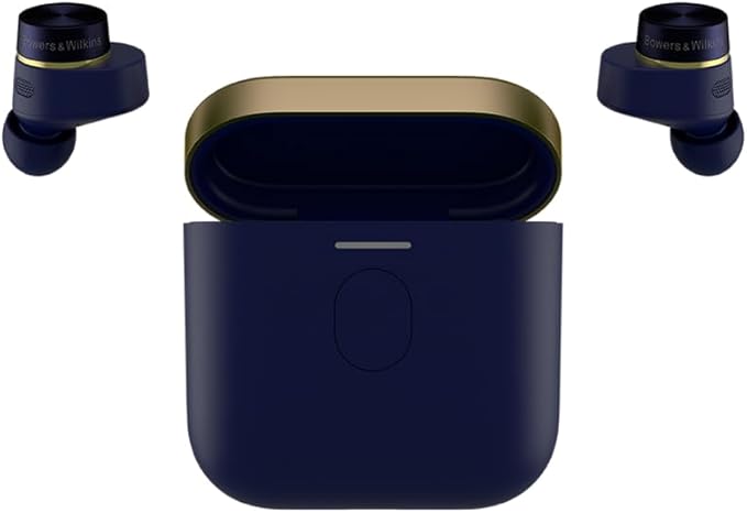 Bowers & Wilkins Pi7 S2 True Wireless Earbuds - Active Noise Cancellation, Qualcomm aptX Technology, Bluetooth, Crystal-Clear Calls, Wireless & 15-Minute Quick Charging, Midnight Blue