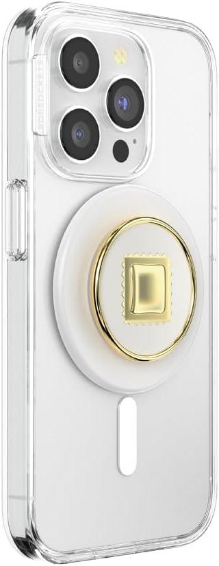 PopSockets Phone Grip for MagSafe with Kickstand, Magnetic Stand, Swappable Top, Secure Hold for iPhone MagSafe Cases, Phone & Tablet Grip - Enamel Raviolo