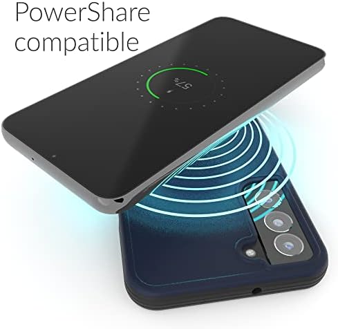 Crave Galaxy S22+ Slim Guard Case, Shockproof Navy Bumper for 6.6" Samsung S22 Plus