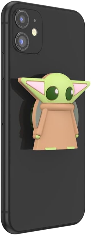 PopSockets Phone Grip with Expanding Kickstand, Adhesive Grip, PopOut - Grogu