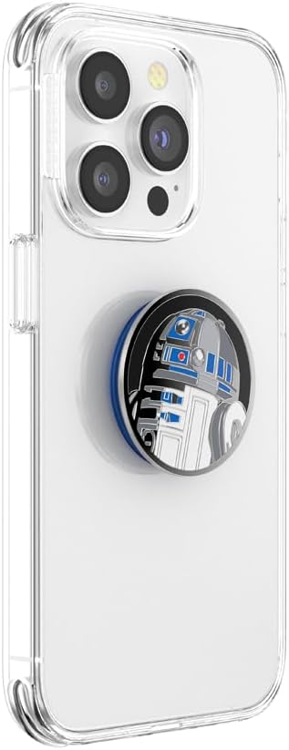 PopSockets Phone Grip with Expanding Kickstand, Adhesive Grip, Star Wars, Enamel - R2D2