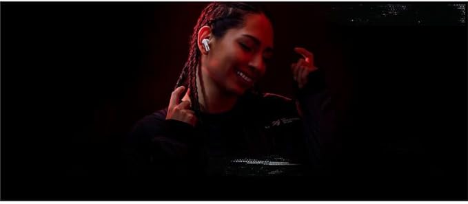 ASUS ROG Cetra True Wireless Gaming Headphones (2.4 GHz & Bluetooth 5.3, ROG SpeedNova, 24-bit 96 kHz Audio, Bone-Conduction AI Microphones, Adaptive ANC, 46-Hour Battery Life)- Moonlight White