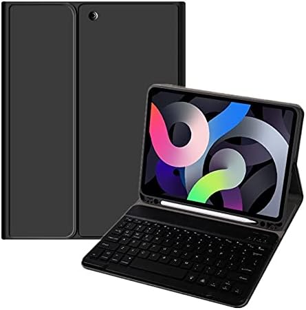 Color Keyboard for Samsung Galaxy Tab A8 10.5 inch 2022 (SM-X200/X205/X207) Keyboard Case Cute Detachable Removable Wireless Bluetooth Keyboard Cover (Black)