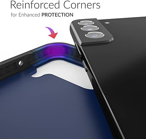 Crave Galaxy S22+ Slim Guard Case, Shockproof Navy Bumper for 6.6" Samsung S22 Plus