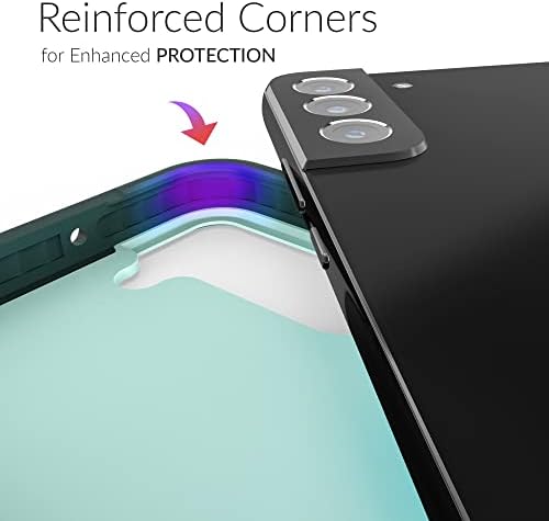 Crave Galaxy S22+ Slim Guard Case - Shockproof, Drop Protection, Aqua (6.6 inch)