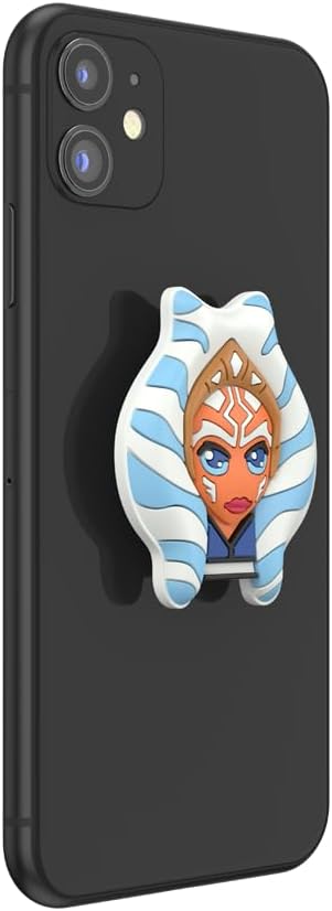 PopSockets Phone Grip with Expanding Kickstand, Adhesive Grip, The Mandalorian - PopOut Ahsoka Tano