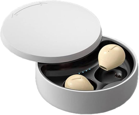 Invisible Earbuds Small Mini Wireless Bluetooth Earpiece Phone Discreet Earbud for Music, Home, Work