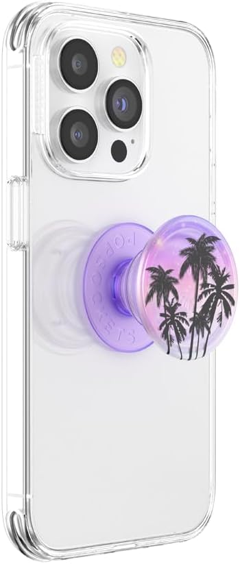 PopSockets Plant-Based Phone Grip with Expanding Kickstand, Adhesive Grip, Eco-Friendly - Translucent Lavender Twilight