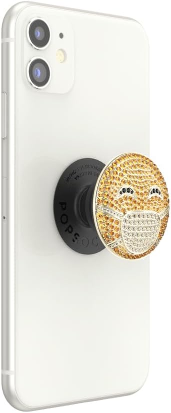 POPSOCKETS Phone Grip with Expanding Kickstand, PopSockets for Phone - Resting Mask Face