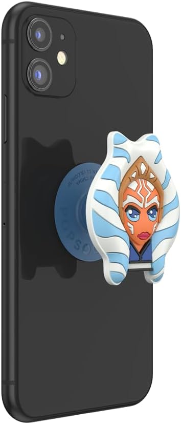 PopSockets Phone Grip with Expanding Kickstand, Adhesive Grip, The Mandalorian - PopOut Ahsoka Tano