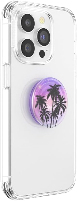 PopSockets Plant-Based Phone Grip with Expanding Kickstand, Adhesive Grip, Eco-Friendly - Translucent Lavender Twilight