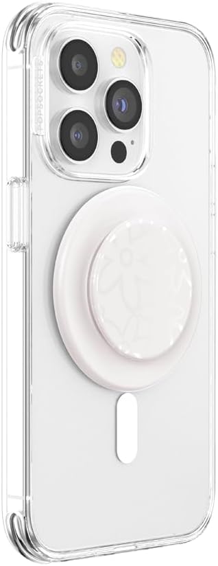 PopSockets Phone Grip for MagSafe with Kickstand, Magnetic Stand, Swappable Top, Secure Hold for iPhone MagSafe Cases, Phone & Tablet Grip - Horchata