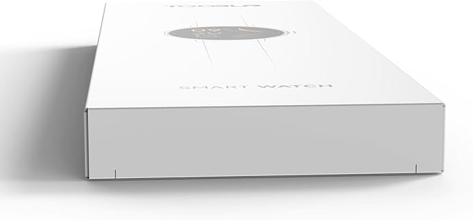 Smart Watch for Women with Two Bands, Fitness Tracker Watch, Heart Rate Monitor, Step Counter, Android & iOS Phones Compatible, Answer/Make Calls, HD Touchscreen, IP68 Waterproof, Black