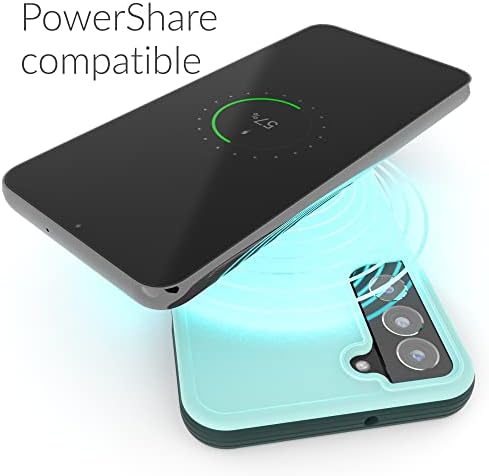 Crave Galaxy S22+ Slim Guard Case - Shockproof, Drop Protection, Aqua (6.6 inch)