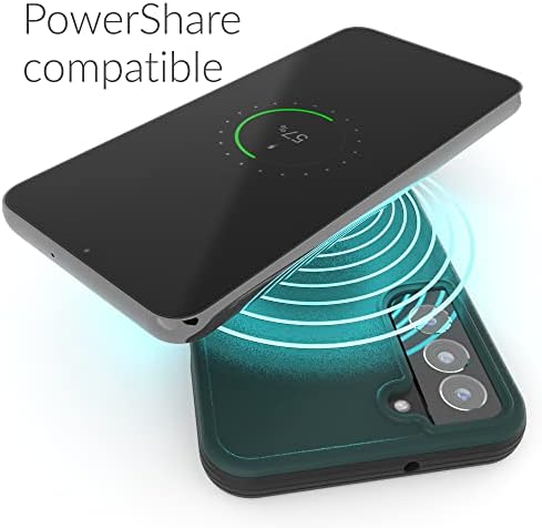 Crave Slim Guard for Galaxy S22+ Case, Shockproof Case for Samsung Galaxy S22+, S22 Plus (6.6 inch) - Forest Green