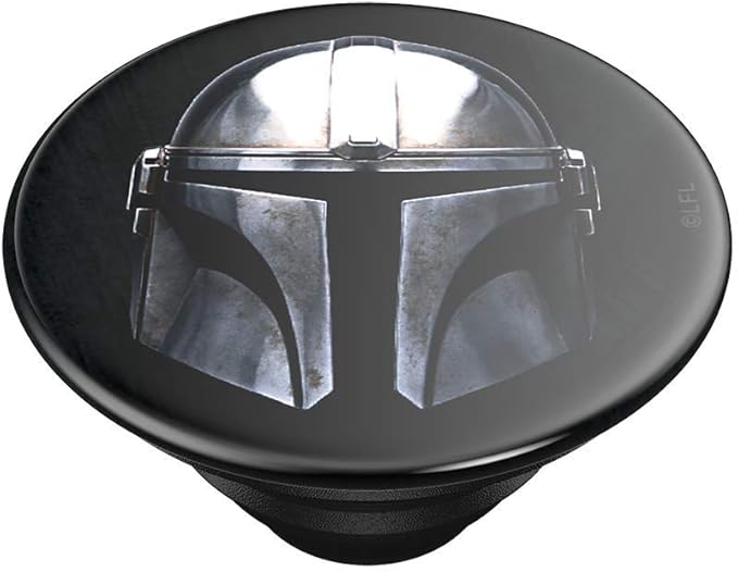 PopSockets Phone Grip with Expanding Kickstand, Adhesive Grip, StarWars - Mandalorian (Gloss)