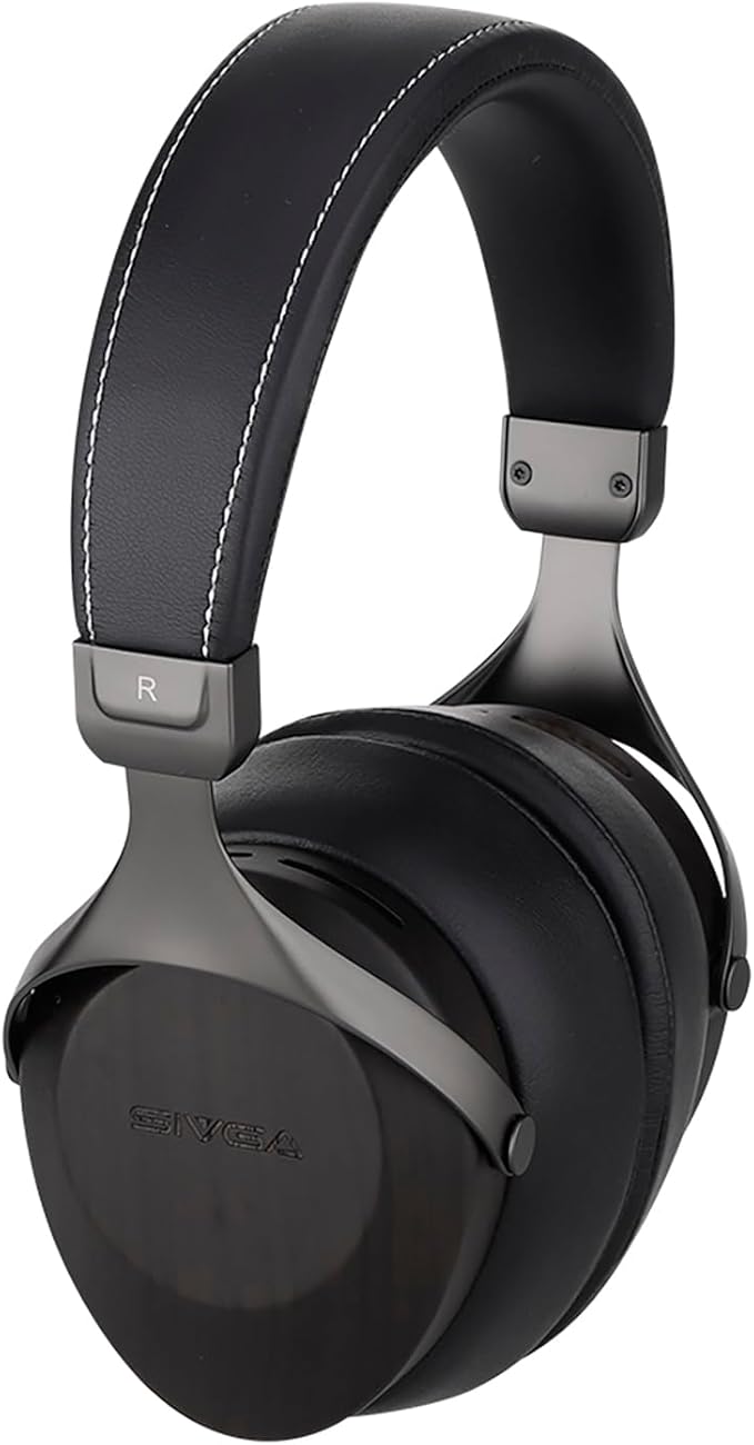 SIVGA SV021 Robin Classic Zebrano Wooden Closed Back Wired Over-Ear Headphone