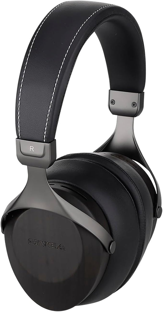 SIVGA SV021 Robin Classic Zebrano Wooden Closed Back Wired Over-Ear Headphone