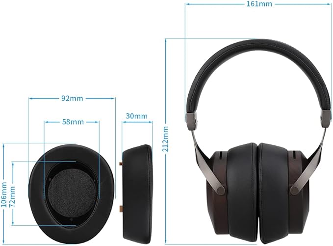 SIVGA SV021 Robin Classic Zebrano Wooden Closed Back Wired Over-Ear Headphone