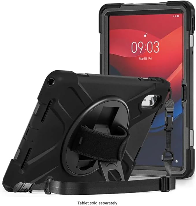 Sahara - Raider-X Series Heavy Duty Case for Lenovo Tab M11, Scorpion Black, (TB00455)