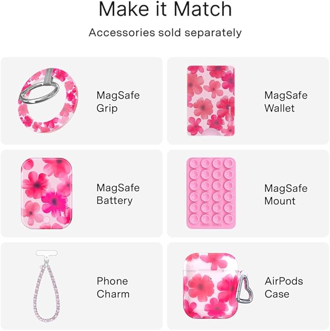 VELVET CAVIAR Case for iPhone 17 Air | Compatible with MagSafe | 10ft Drop Tested | Protective Designer Cases | Cherry Blossom