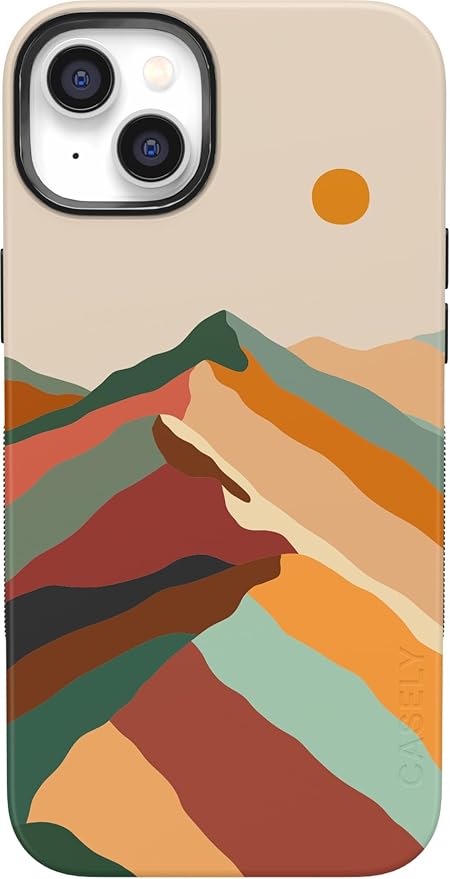Casely iPhone 14 Case | Magic Mountain | Colorblock | Compatible with MagSafe | Bold Protective Design