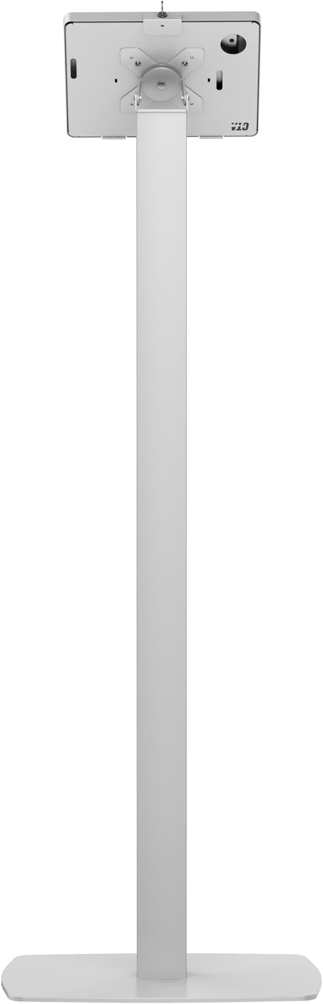 Thin Floor Stand - CTA Tall Standing 360 Degree Kiosk Display Tablet Holder with Charger Access & Lock for iPad 11 (A16) - Pro 11-inch M4 - Air 11-inch M3- iPad 10th Gen - Galaxy Tab & More Tablets