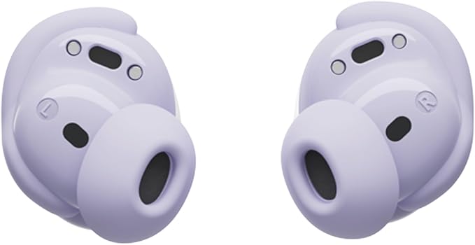 Bose QuietComfort Bluetooth Earbuds, True Wireless Earbuds with Active Noise Cancellation and Mic, Deep Bass, IPX4 Rating, Up to 8.5 Hours of Playtime, Chilled Lilac