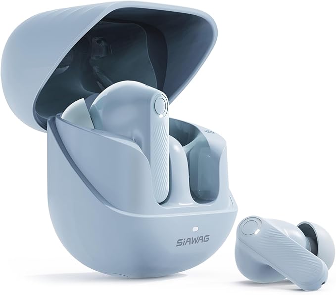 Wireless Earbuds 2025 Bluetooth Headphones 100H Playtime Ear Buds in-Ear Bluetooth Earbuds 5.4 Headphones Deep Bass Stereo Active Noise Cancelling IP5 Waterproof Earphones for Android iOS