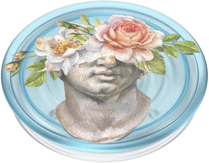 PopSockets Phone Grip with Expanding Kickstand, Adhesive Grip - Floral Bust