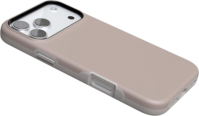 Casely iPhone 17 Pro Case | Taupe on Nude | Compatible with MagSafe | Bold Protective Design