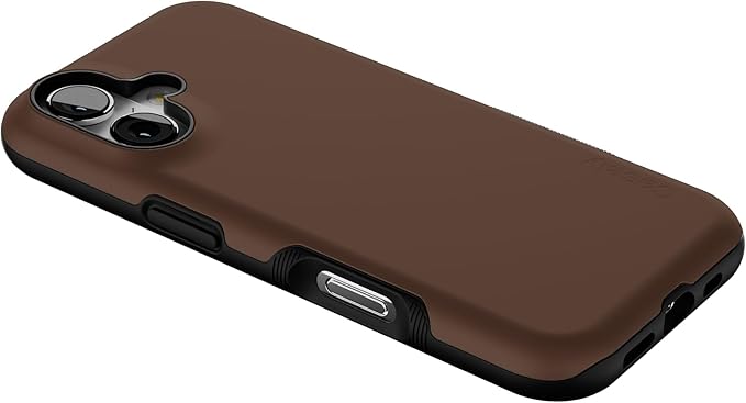 Casely iPhone 17 Case | The Boyfriend Collection | Espresso Brown | Bold Protective Design | Compatible with MagSafe