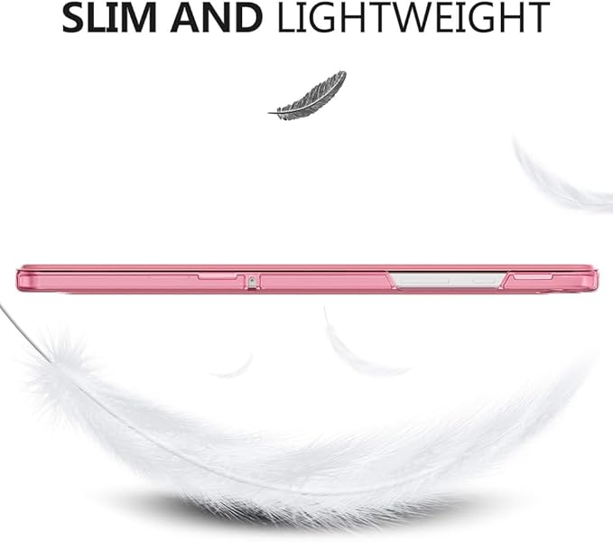 MoKo Case for Galaxy Tab A9+/A9 Plus 11 inch 2023, Slim Stand Protective Smart Cover with Hard PC Translucent Back Shell for Tab A9 Plus Tablet (SM-X210/X216/X218), Auto Wake/Sleep, Conch Shell