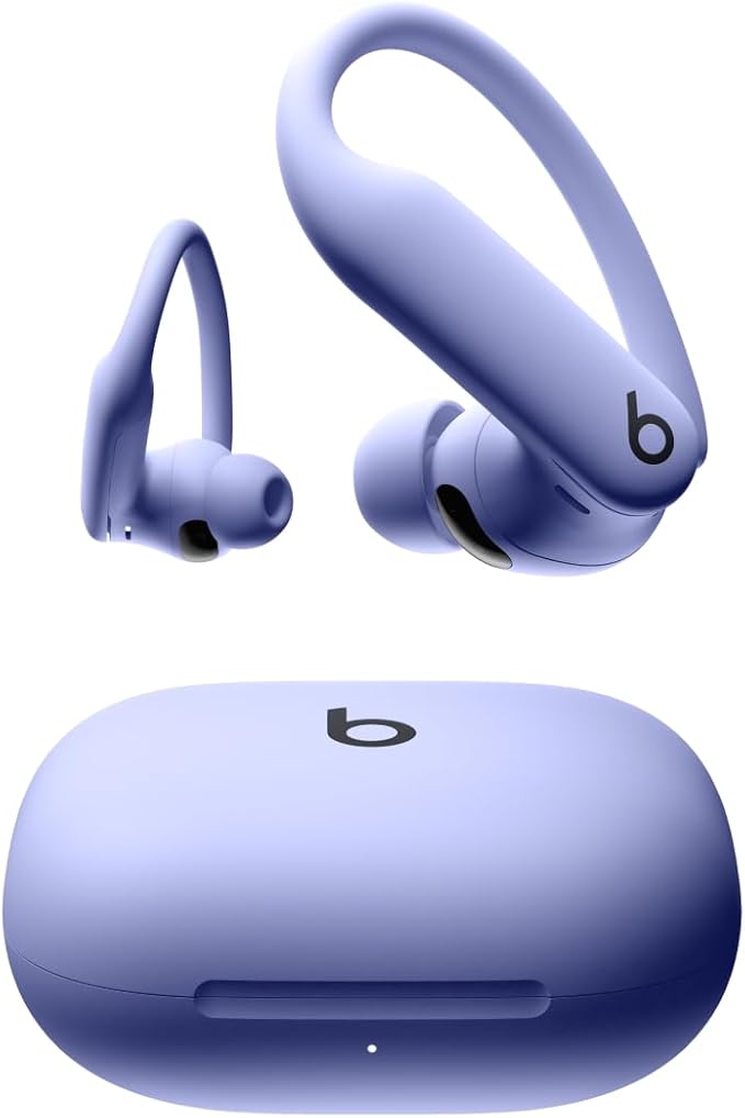 Beats Powerbeats Pro 2 Wireless Bluetooth Earbuds - Noise Cancelling, Heart Rate Monitor, IPX4, Up to 45H Battery & Charging Case, Works with Apple & Android - Hyper Purple