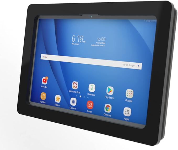 TABcare Security Anti-Theft Acrylic VESA Enclosure for Samsung Galaxy TAB A8 10.5 with Wall Mount Kit (Black, TAB A8 10.5)