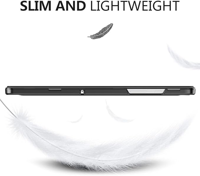 MoKo Case for Galaxy Tab A9+/A9 Plus 11 inch 2023, Slim Stand Protective Smart Cover with Hard PC Translucent Back Shell for Tab A9 Plus Tablet (SM-X210/X216/X218), Auto Wake/Sleep, Space Gray