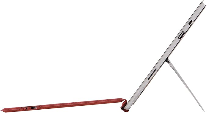 Type Cover for Microsoft Surface Pro 7+ / Pro 7 / Pro 6 / Pro 5 / Pro 4 / Pro 3, 12.3 inch, Ultra-Slim Wireless Tablet Keyboard with Multi Touchpad Bluetooch (Poppy Red)