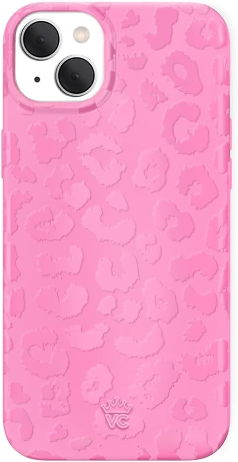 VELVET CAVIAR Case for iPhone 15 Plus | Compatible with MagSafe | 10ft Drop Tested | Protective Designer Cases| Hot Pink Leopard