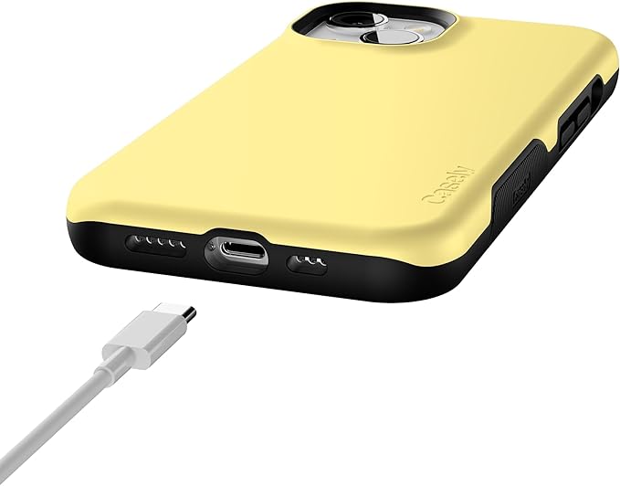 Casely iPhone 14 Case | Butter Me Up | Butter Yellow | Compatible with MagSafe | Bold Protective Design