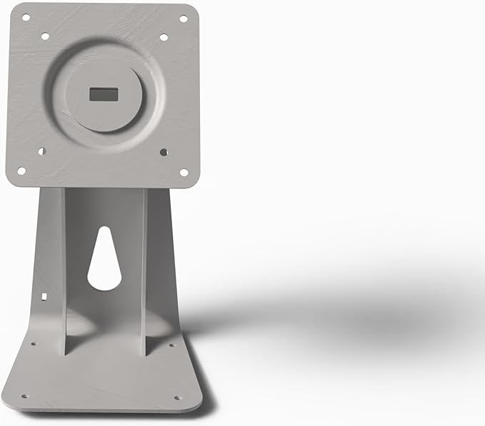 TABcare Anti-Theft Acrylic Case with 360 Rotate 180 Swivel Metal Desktop Stand & 90-Degree USB C Cable for Samsung Galaxy TAB Tablet (White, TAB S7+/S8+/S9+ 12.4 S7 FE S9 FE+)