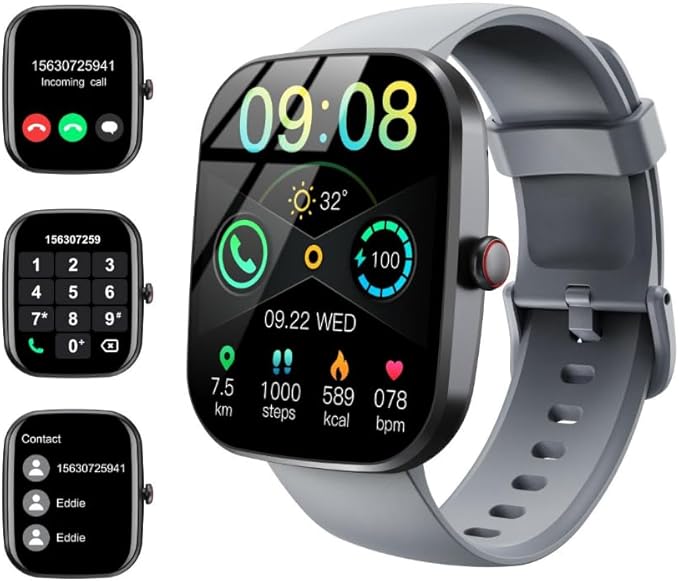 Smart Watch for Men Women (Answer/Make Call), New HD Smartwatch Fitness Activity Tracker, 30 Day Standby Time and Compatibility