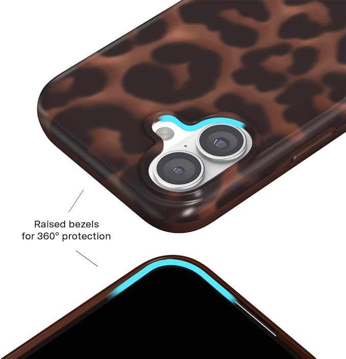 VELVET CAVIAR Case for iPhone 17 | Compatible with MagSafe | 10ft Drop Tested | Protective Designer Cases | It Girl Leopard Cheetah Tortoise Shell
