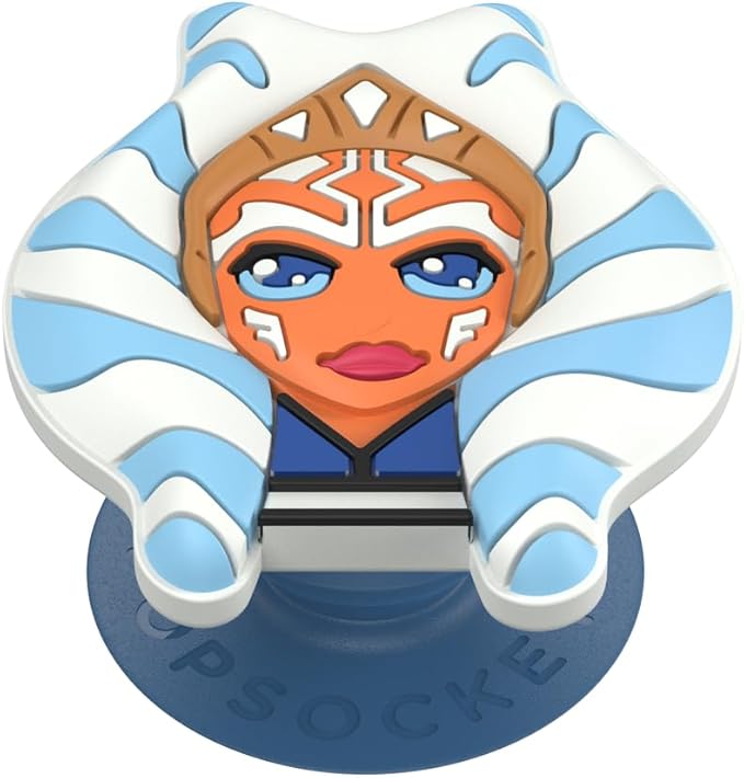 PopSockets Phone Grip with Expanding Kickstand, Adhesive Grip, The Mandalorian - PopOut Ahsoka Tano