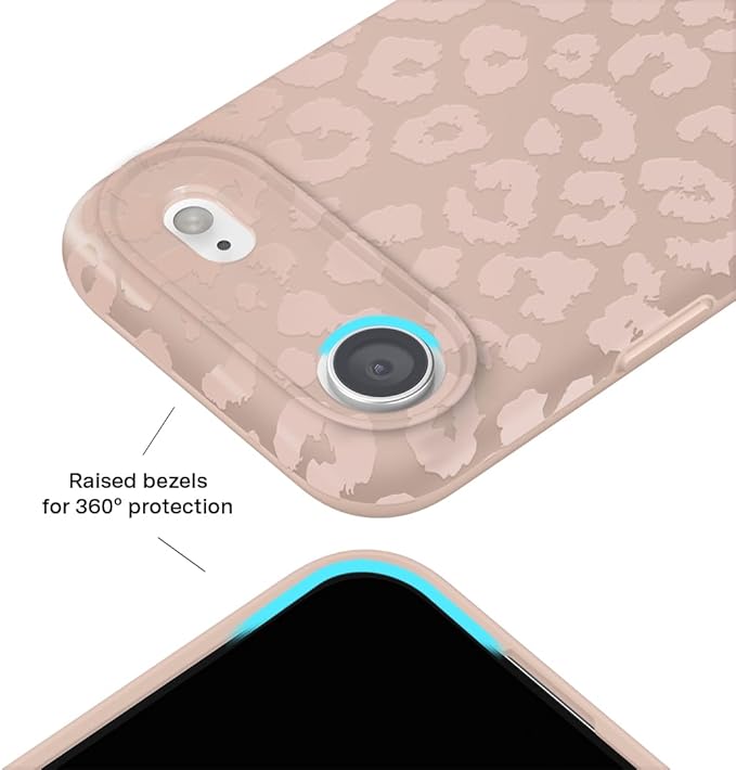VELVET CAVIAR Case for iPhone 17 Air | Compatible with MagSafe | 10ft Drop Tested | Protective Designer Cases | Nude Leopard