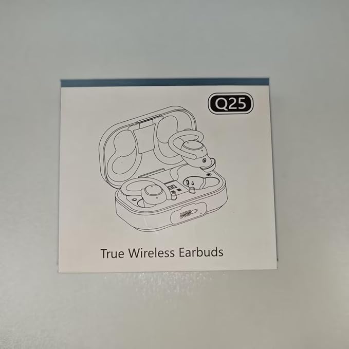 KT1 Wireless Earbuds V5.3 Bluetooth Earbuds 120Hrs Playtime, 4.7g Mini Size Painless Wear, IPX7 Waterproof, Deep Bass 2.0, Over-Ear Ear Buds Wireless Bluetooth Headphones for Sport Running (Blue)