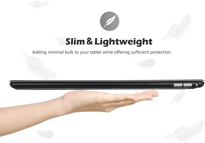 Case for 10.5 Inch Microsoft Surface Go 3 2021/2 2020/Go 2018 PU Leather Slim Lightweight Multiple Angles Stand Smart Cover with Auto Wake/Sleep, Cute Pug Dog