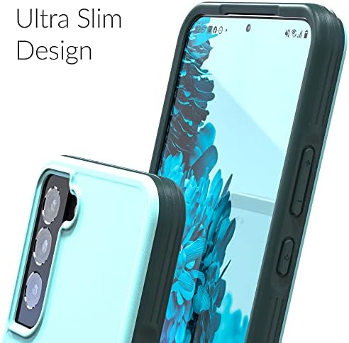 Crave Galaxy S22+ Slim Guard Case - Shockproof, Drop Protection, Aqua (6.6 inch)
