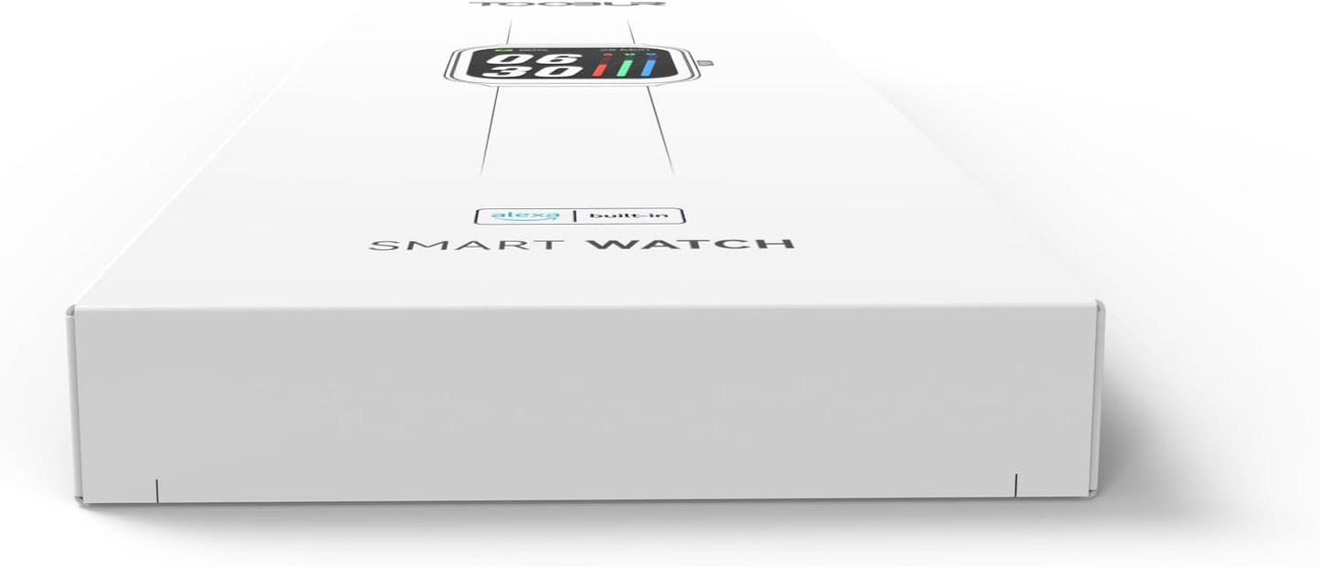 Smart Watch for Women Alexa Built-in, 1.95" Fitness Tracker with Answer/Make Calls, IP68 Waterproof/Heart Rate/Sleep Tracker/100 Sport Modes, Fitness Watch Compatible Android iOS