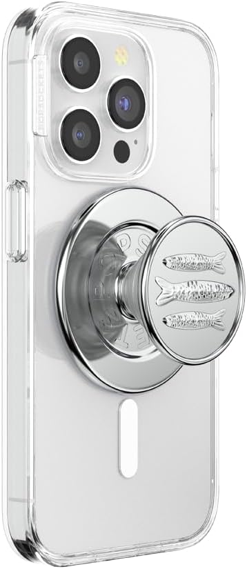 PopSockets Phone Grip for MagSafe with Kickstand, Magnetic Stand, Swappable Top, Secure Hold for iPhone MagSafe Cases, Phone & Tablet Grip, Cute PopSockets - Enamel Seashore Finds